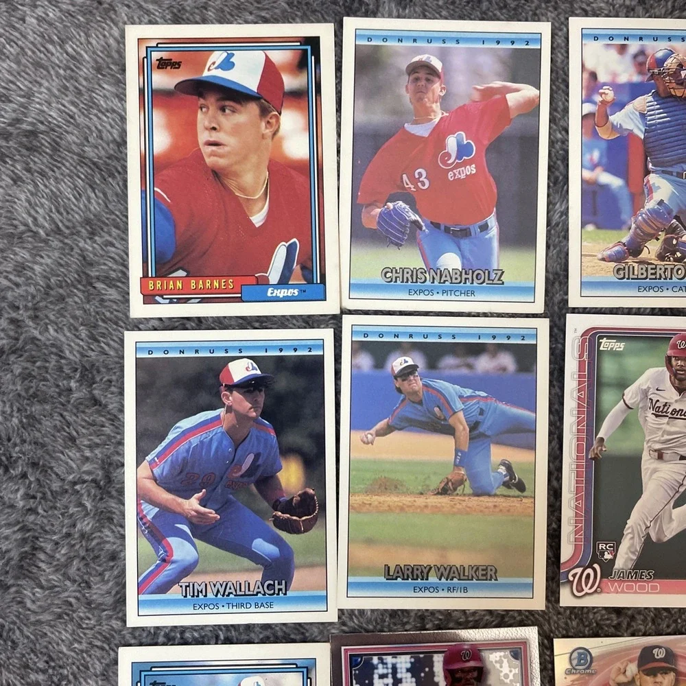 Washington‎ Nationals / Expos Baseball 21 Card Lot - Rookies, Stars, Inserts